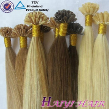 Brazilian Virgin Human Hair Nail Tip Prebonded Hair 100 Keratin Tipped Human Hair Extension